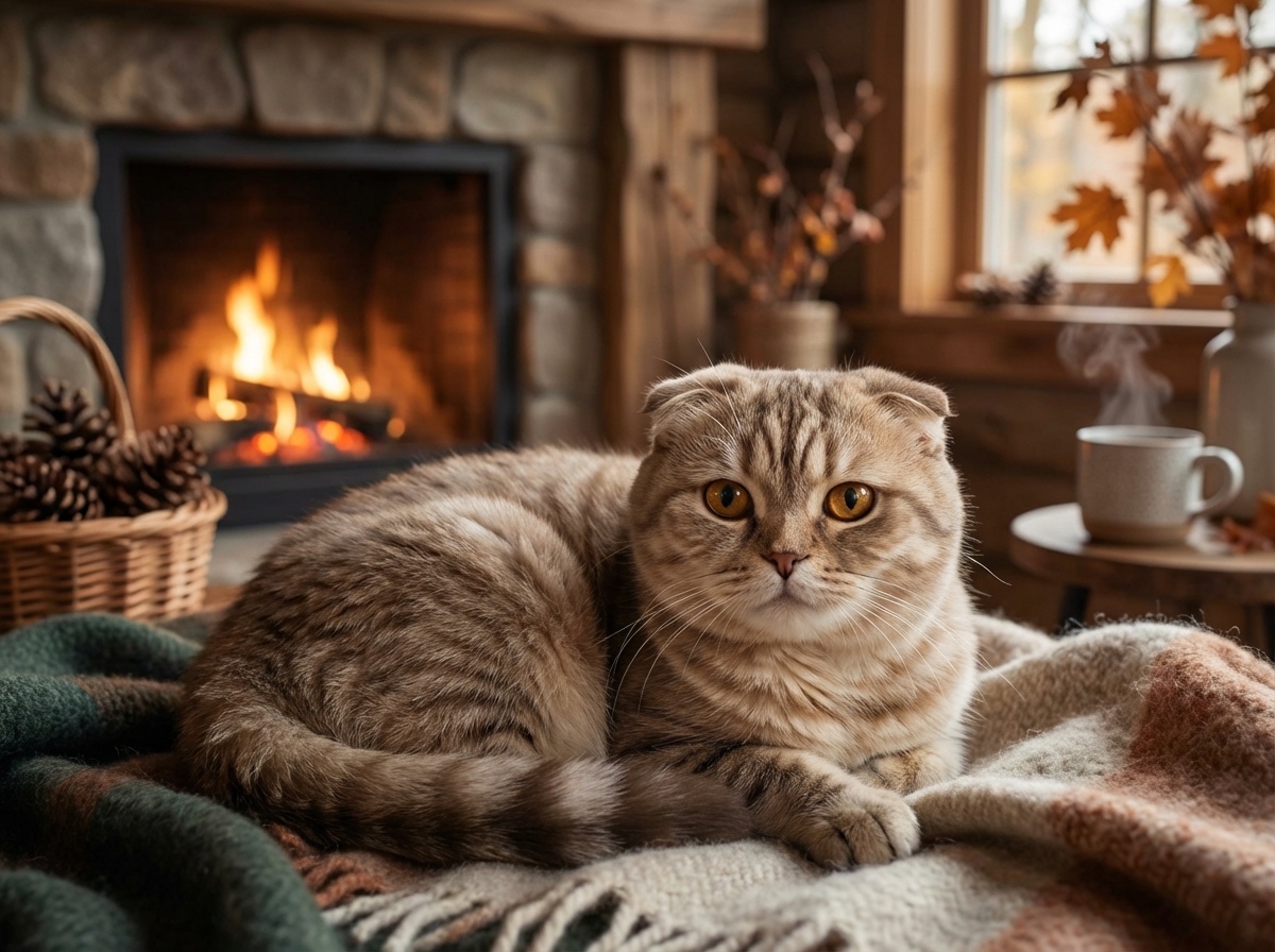 AI-generated cat portrait calendar month 2